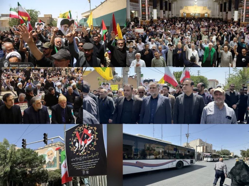 مشارکت فعال شهرداری قم در برگزاری مراسمات عمومی خرداد ماه