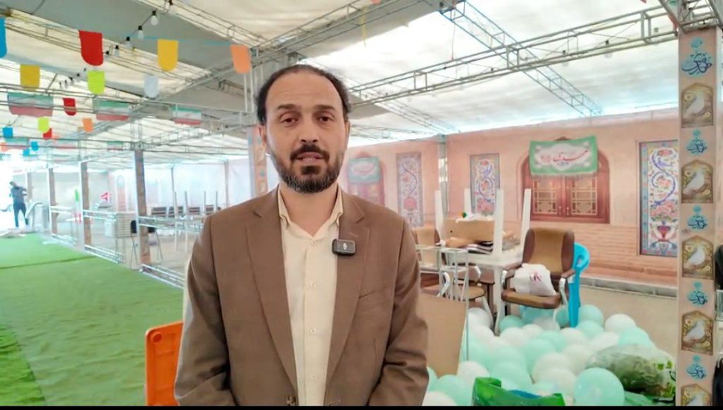 استیج زنده موکب شهرداری قم میزبان زائران جمکران است